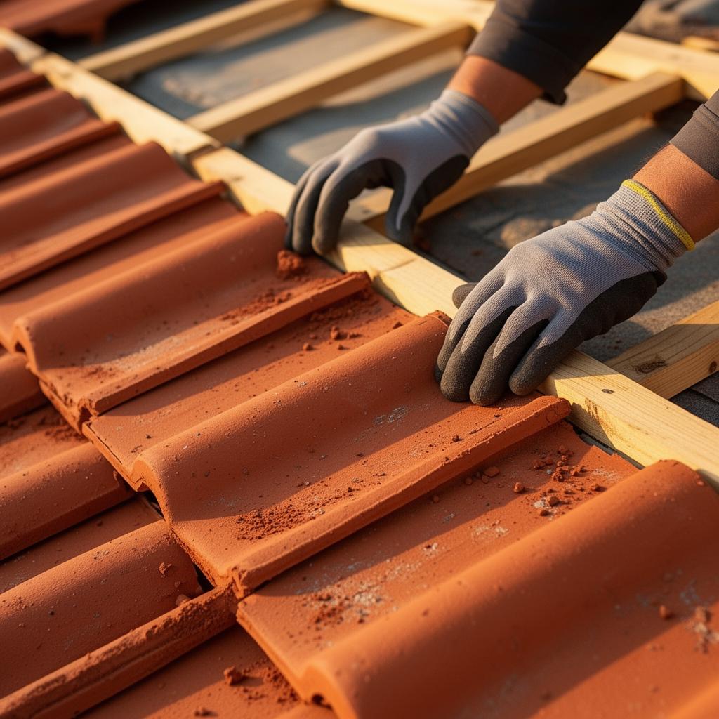 Pitched roofing