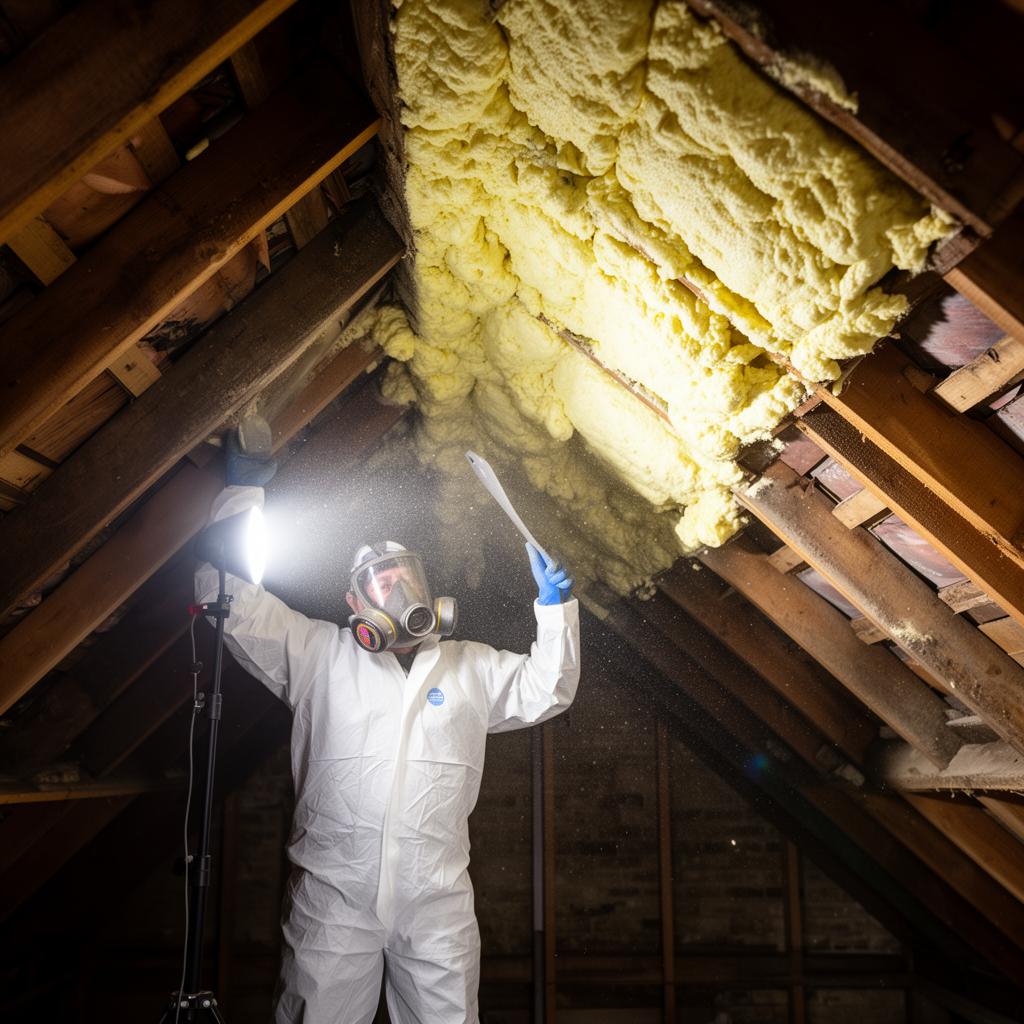 Spray foam removal
